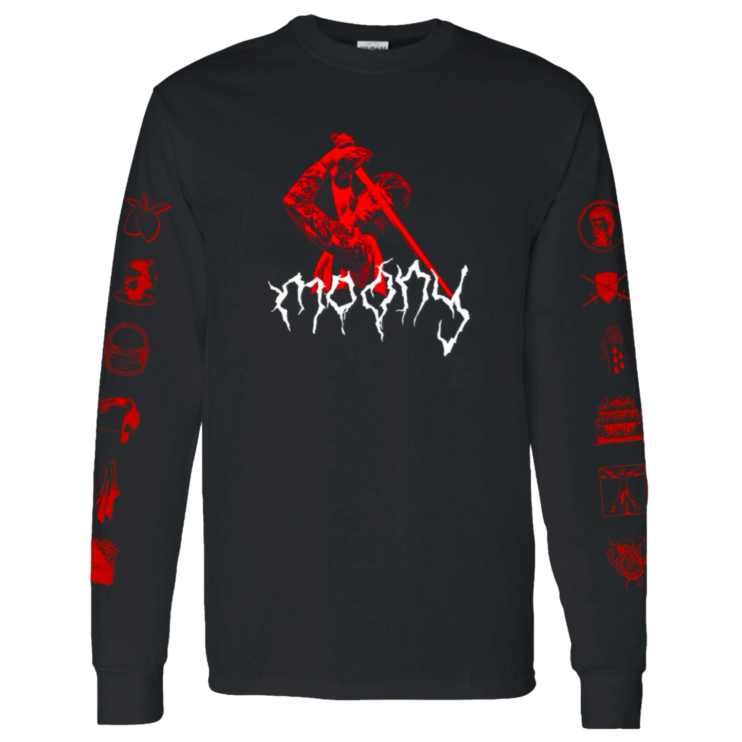 WARNING HIGH CUBE long sleeve album tee