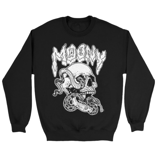 snake in skull crewneck